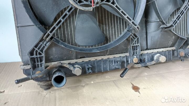 Кассета радиаторов с блоком вентиляторов Лачетти