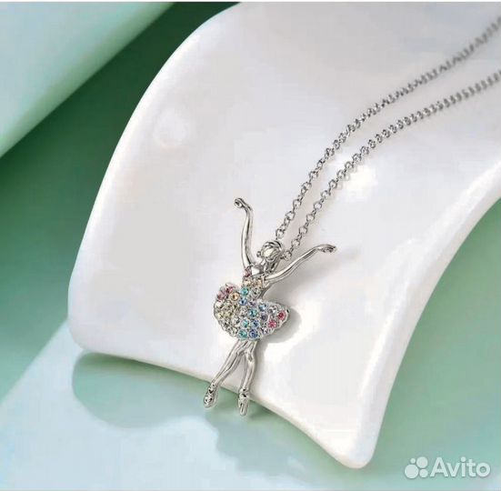 Цепочка+кулон Балерина (новое)