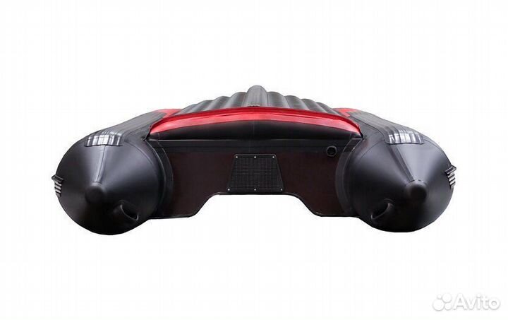 Лодка пвх Gladiator E300S красно/черный