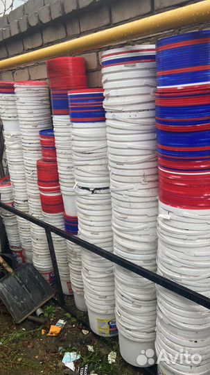 Ведро пластиковое с крышкой 5 литров 10литров