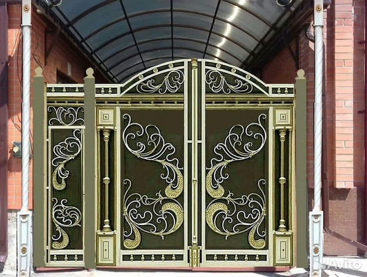 Кованные ворота