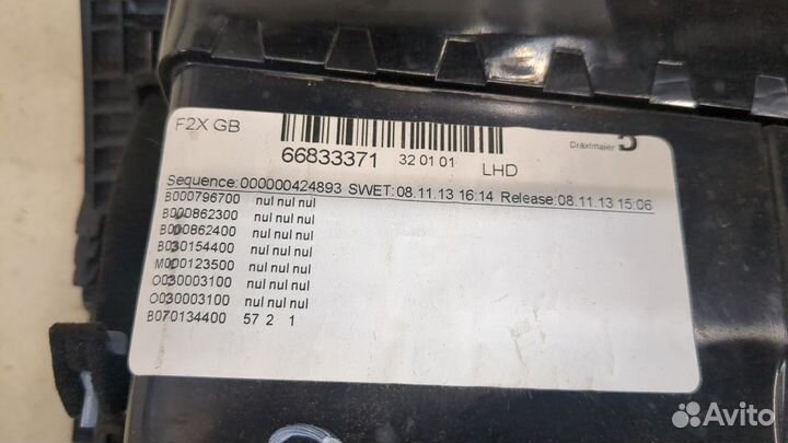 Бардачок BMW X3 F25