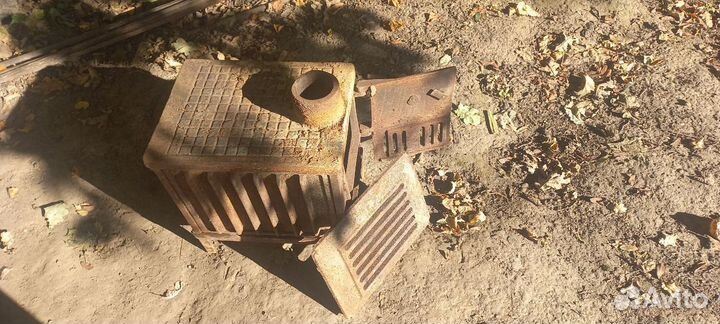 Печь буржуйка чугунная