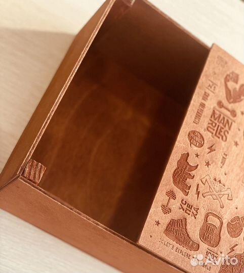 Подарочная деревянная коробка