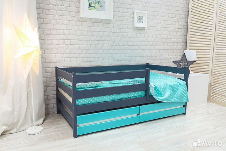 Кровать Манеж массив 160*80 с матрасом