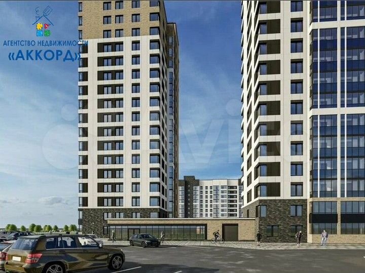 2-к. квартира, 37 м², 4/17 эт.