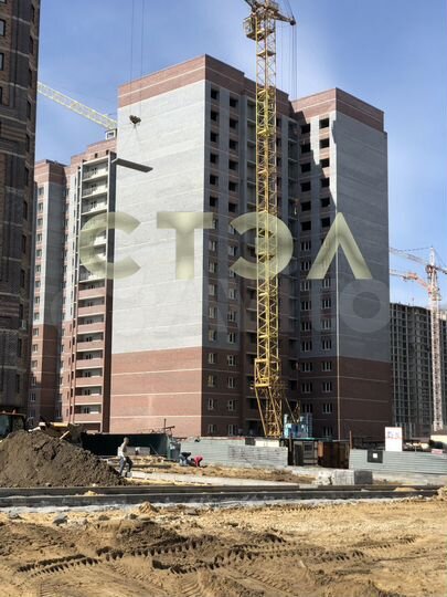 2-к. квартира, 64,6 м², 1/16 эт.