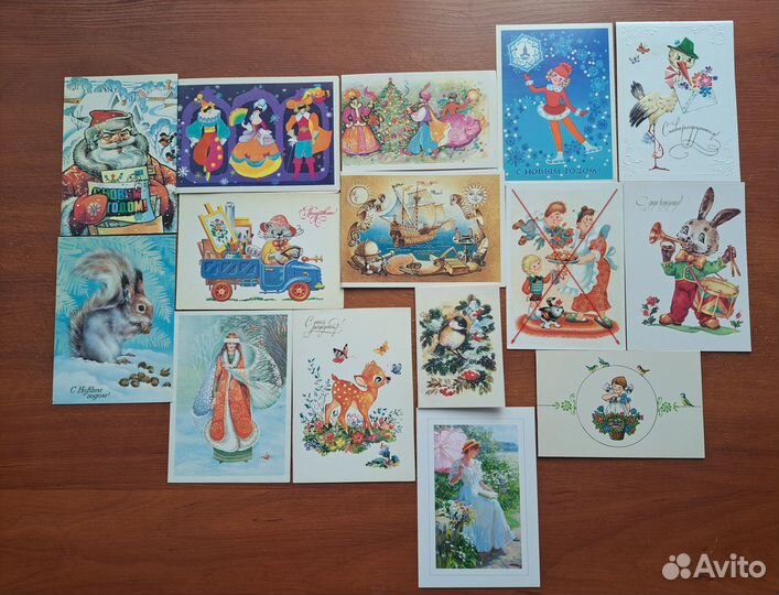 Открытки СССР чистые