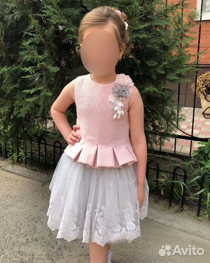 Детское нарядное платье 116-122