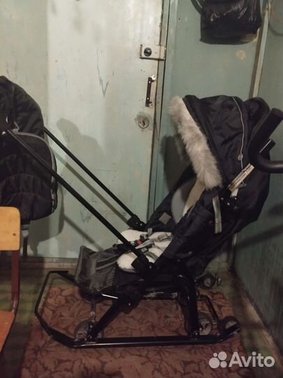 Санки с колесами