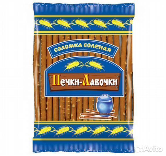 Опт - Соломка солёная Джаз Печки-Лавочки 40г