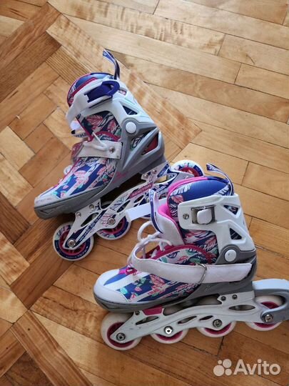 Роликовые коньки детские раздвижные 31-36