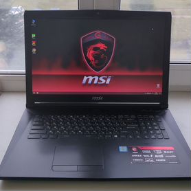 Игровой Msi GL72/intel i7/geforce 960m/ssd+hdd