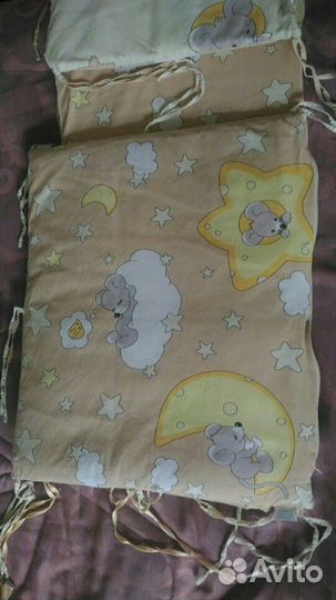 Бортики на кроватку