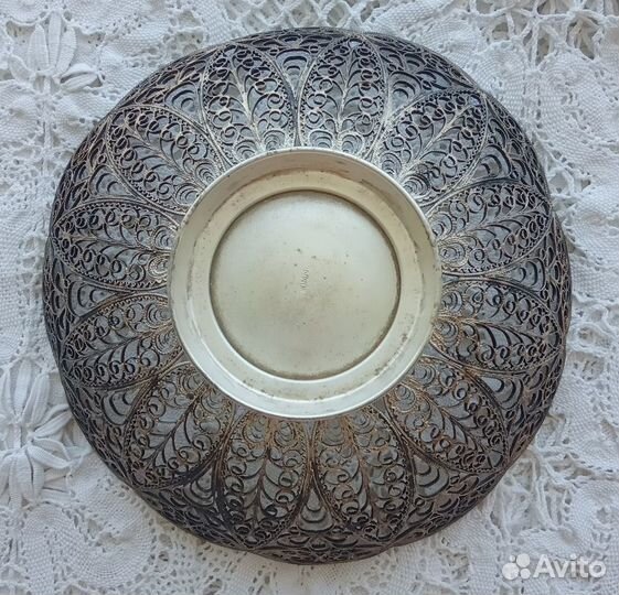 Конфетница ажурная, филигрань