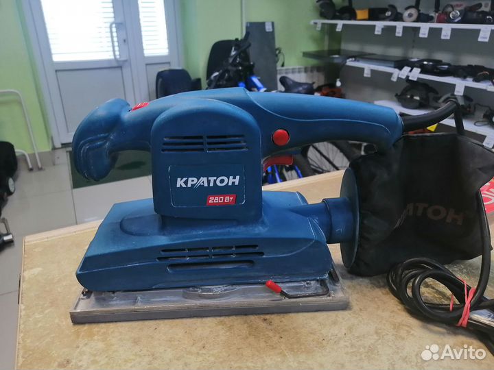 Виброшлифовальная машина кратон OS-300-115