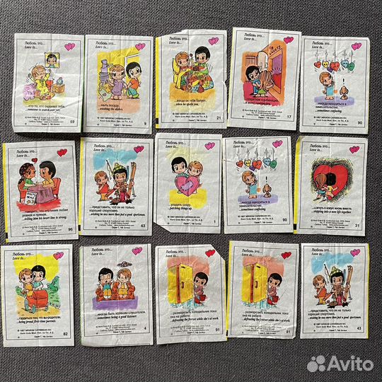 Вкладыши love is