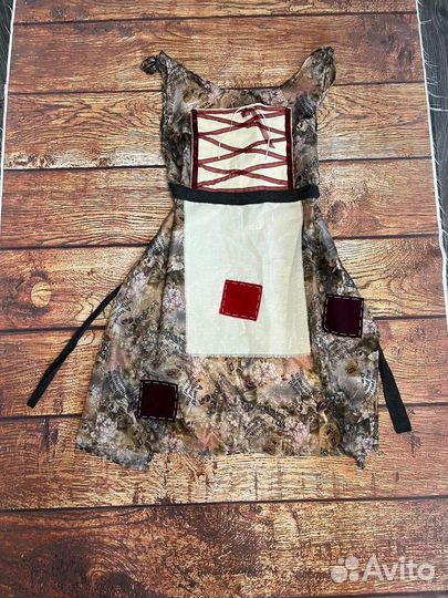 Фартук и чепчик для костюма золушка-замарашка