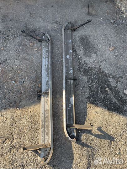 Пороги на Toyota Highlander(2010-2013 г.г.)