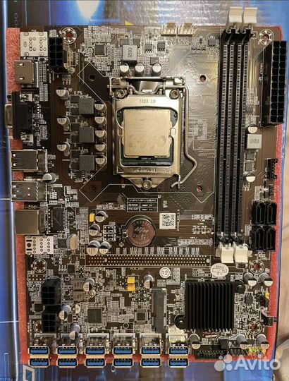 Материнская плата для майнинга B75 етн + процессор
