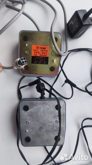 Педали электрические, ножной переключатель 2 шт