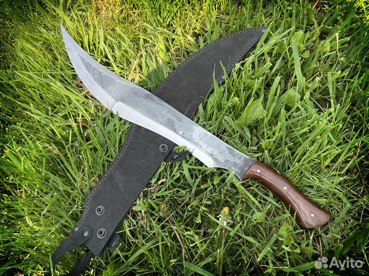 Туристический мачете цельнометаллический из х12мф