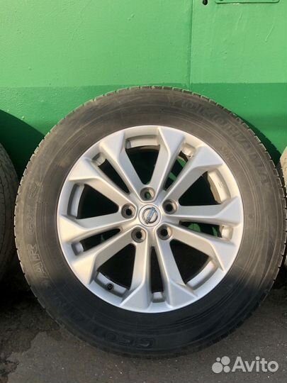 Колеса на nissan x-trail 225/65 r17 комплект