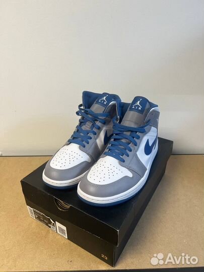 Кроссовки Nike Air Jordan 1 Mid True Blue