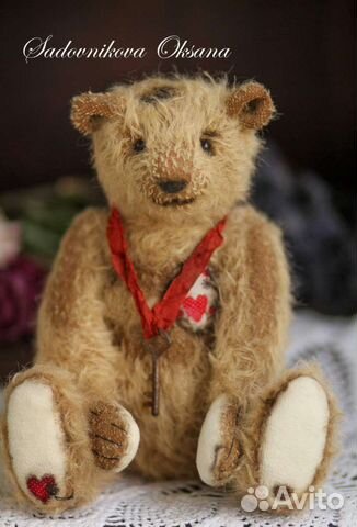 Плюшевый мишка ручной работы Тедди подарок