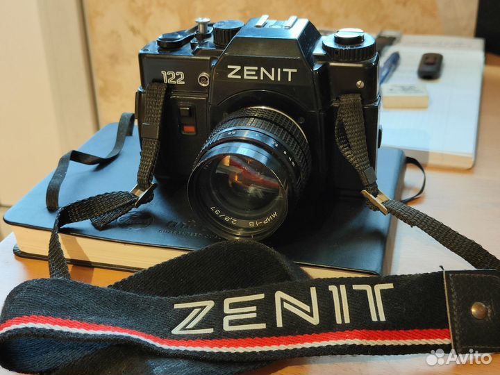 Фотоаппарат Зенит-122 + объектив Мир-1В 2,8/37