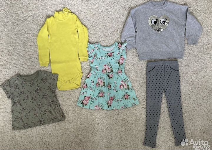 Вещи на девочку пакетом 92-104