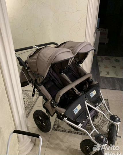 Коляска для двойни 2 в 1 tfk