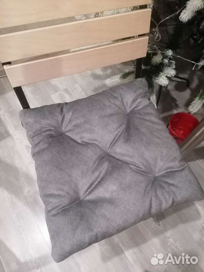 Подушки-сидушки на стул, матрасики на лавочки