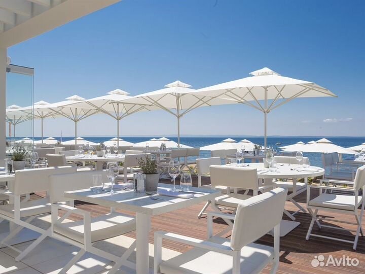 Пляжные зонты от солнца с наклоном