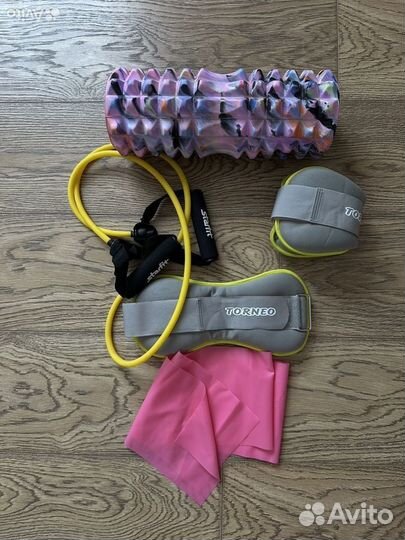 Фитнес Утяжелители для ног 1 кг эспандер