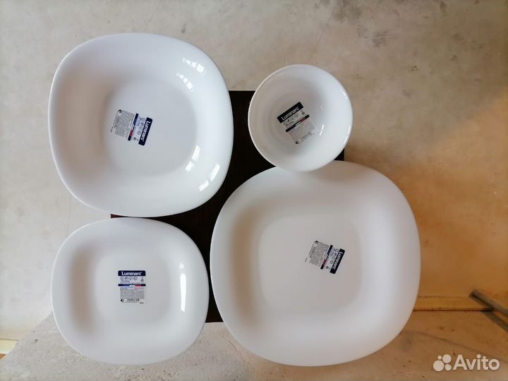 Тарелка (и) Карин Luminarc (Люминарк) белые