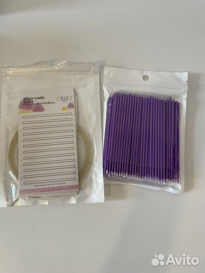 Материал для наращивания ресниц, для маникюра