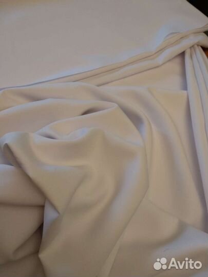 Ткань габардин. Белый