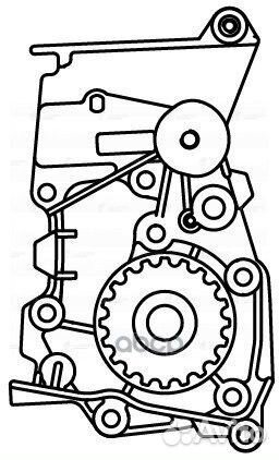 Насос водяной (turbo) для а м лада largus (10)