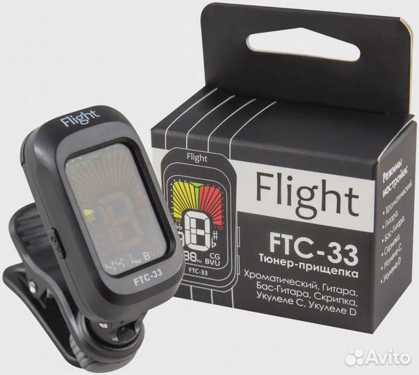 Flight FTC 33 - тюнер хроматический