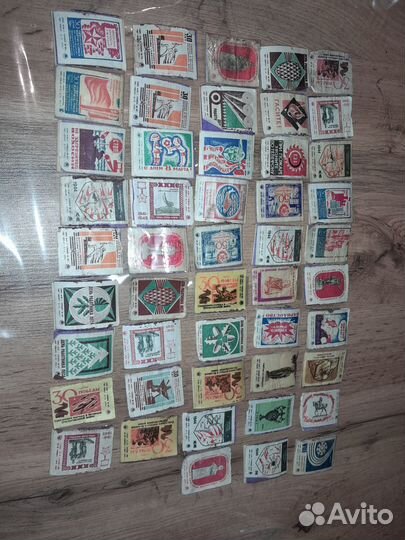 Обложки от спичечных коробков СССР