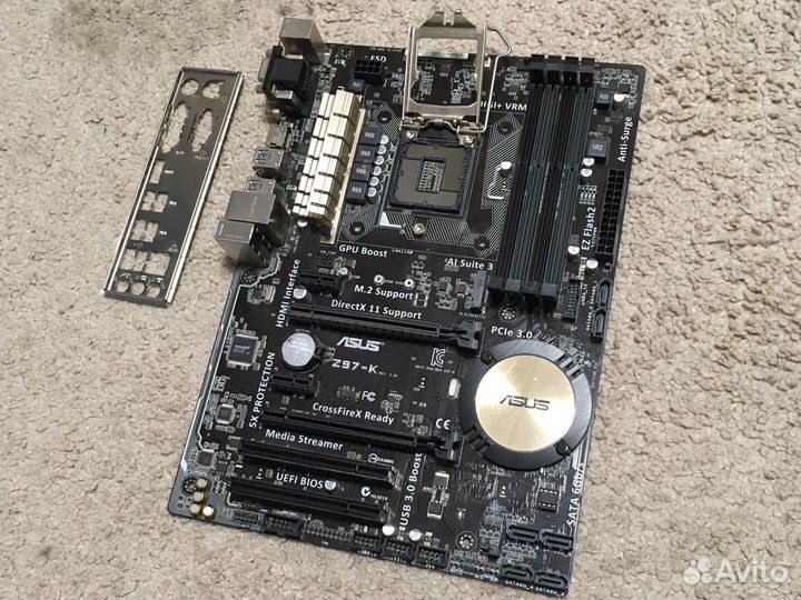 Материнская плата Asus z97-k (s1150)