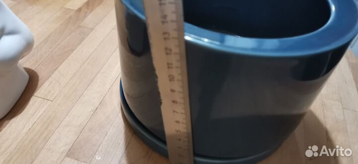 Керамический горшок для цветов Икеа