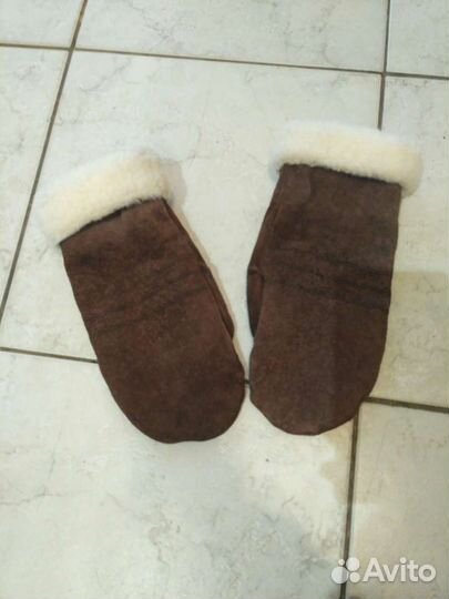 Варежки/рукавицы замшевые,Винтажные