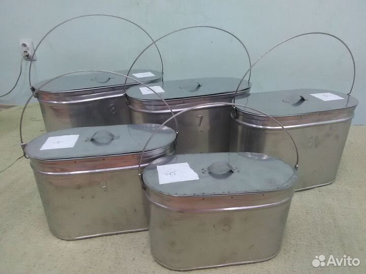 Котелки туристские нержавейка с крышками