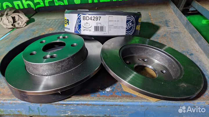 Тормозные диски задние 2 шт renault scenic I (JA0