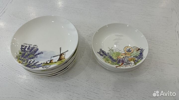 Тарелки 14 штук набор посуды