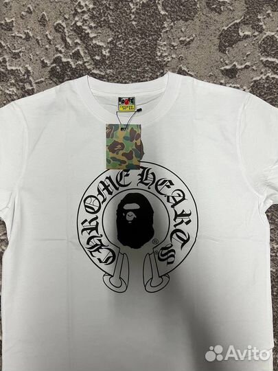 Футболка bape x Chrome hearts