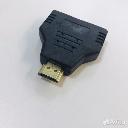 Сплиттер) hdmi (M) - 2 hdmi (F), на 2 дисплея