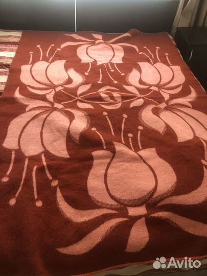 Одеяло шерстяное бу